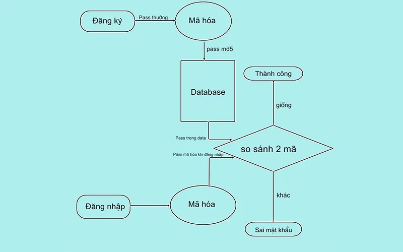 MD5 là một thuật toán mã hóa dữ liệu bảo mật