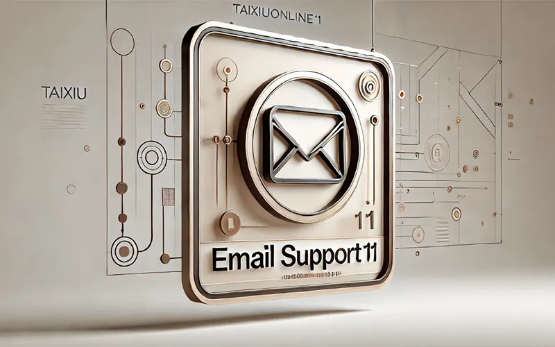 Gửi yêu cầu hỗ trợ qua email chính thức của Taixiuonline11