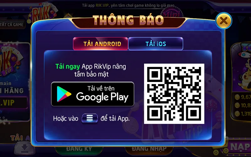 Tải tài xỉu mobile app trên cả iOS và Android